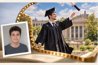 Everyday photo and the new film scene created from it: Graduation