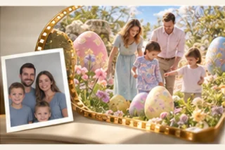 Everyday photo and the new film scene created from it: Easter