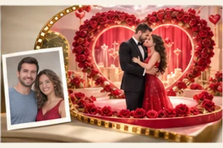 Everyday photo and the new film scene created from it: Valentine’s Day