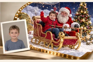 Everyday photo and the new film scene created from it: Christmas