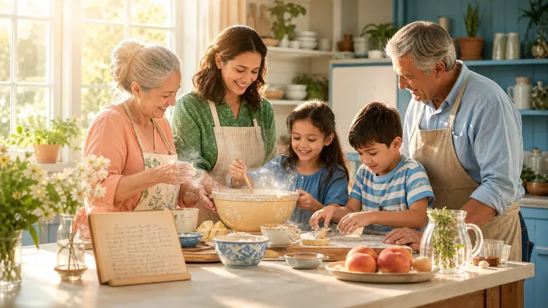 The recipe at daybreak: One real family recipe leads through aromas, hands and memories to a new meal shared together.